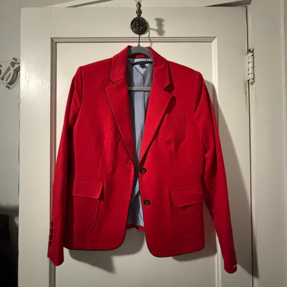 Tommy Hilfiger Red Blazer